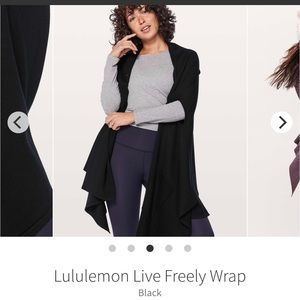 ❌SOLD❌Lululemon live freely wrap